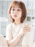 研究学園/髪質改善/ミルクティーピンク×大人可愛いボブウルフa