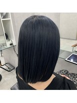 美容室 コンフォルト 錦糸町(Conforto) 地毛風ブルーブラック