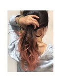 ダメージレスに髪質改善カラーでグラデーションカラー