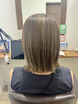 美容室 カノン(Kanon) 矯正毛にハイライトカラー