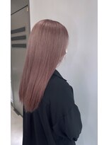 ソレイユ(Soleil)&nbsp;やわらかピンクベージュ&艶ストレート/10代20代30代金沢野々市