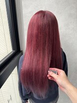 ノアル 大宮店(NOAHL)&nbsp;ワインレッド/エクステ/ブリーチカラー Y