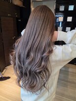 フォックス 四日市店(FOX)&nbsp;艶髪ロング/巻き髪レイヤーカット/ミルクティーアッシュベージュ