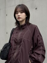 エイチ ウルフカット 大阪梅田(811)&nbsp;フェイスフレーミングルーツカラーネオウルフ天使の羽バングボブ