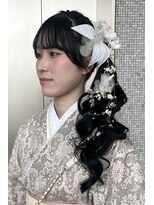 ザック ヴィ(ZACC  vie)&nbsp;卒業式ヘアセット/編み込みカチューシャ/サイドポニー