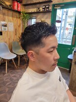 ノトア(notoa)&nbsp;メンズスタイル 刈上げソフモヒアップバング