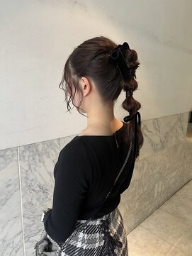 アクシス 栄店(`AXIS) イメチェン/ピンクベージュ/アンブレラカラー/前髪/栄矢場町