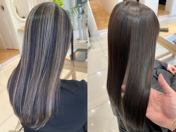 ミーサ(MYSA)の写真/《髪質改善が大人気◎》状態に合わせて薬剤を選定し、自分史上最高のサラサラでまとまりの良い美髪が叶う＊