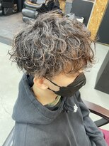 アディクト オム(ADDICT HOMME) 波巻きパーマ