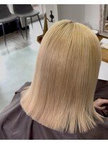 リ シャルム バイ エニーハウ 南七日町店(Re charm by anyhow) 【井上椋介】ブリーチリタッチで作るブロンドカラー