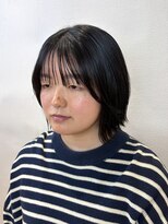 サラ ビューティ サイト 春日(SARA Beauty sight)&nbsp;ぱつっとボブ×流れる顔まわり/外ハネアレンジ