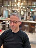 ザマンニューヨーク メンズ 白金店(THE MAN NewYork)&nbsp;大人刈り上げ七三分けサイドパート/白金/白金台/目黒