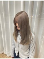 ホーミー(HOMMY)&nbsp;透け感のある可愛いミルクティーベージュ