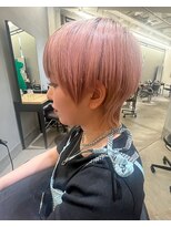 オーク あざみ野(OAK) ベリーショート×ホワイトピンク