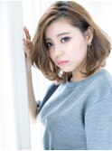 大人っぽいのにどこか可愛い☆甘辛MIXニュアンシーボブ
