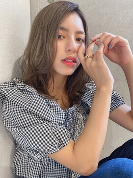 ルービック 難波(Rubik's) 大人可愛いくびれミディ（かきあげグレージュカラー）