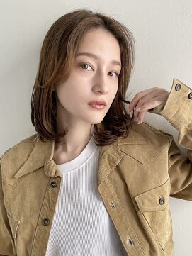 トレス(TRESS) レイヤーボブ/ロングボブ/ことりベージュ