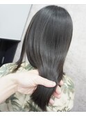 ツヤ感深みアッシュブルージュカラー×プレミアムトリートメント