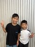 新規不可。[平日、中学生以下限定16～19時]カット￥2750→￥2200