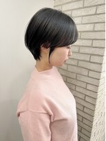 大人可愛い30代40代50ショートボブショート丸みショート