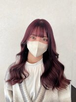 アースコアフュールボーテ 新潟中野山店 (EARTH coiffure beaute) ピンクブラウン_ケアブリーチ_ナチュラル_ワンホンカラー