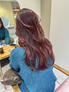 ベル 流山おおたかの森(BELLE) ブリーチなし/ピンクレッド/インスタ@revo_ishida[おおたかの森]