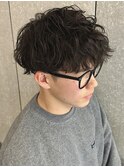 波巻きスパイラルパーマメンズパーマ眉毛メンズマッシュ群馬高崎