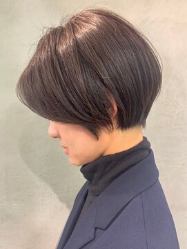 オジョマノ(OjOmano) 大人ショートハイライト髪質改善キッズカット前髪30代40代