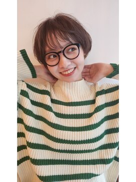 ガーランド (Garland) シースルーマッシュショート×髪質改善水素カラー