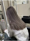 透明感グレージュ
