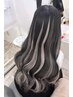【エクステでハイライトorローライト】ポイントメッシュ(10本)　 ￥4950