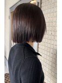 切りっぱなしボブ
