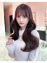 ルイ(LOUIS)&nbsp;【 LOUIS 】ブリーチなしで叶うピンクブラウン