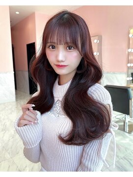 ルイ(LOUIS) 【 LOUIS 】ブリーチなしで叶うピンクブラウン