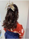 卒業式ヘアセット