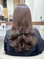 アミー 銀座(Ammy)&nbsp;朝のヘアセットはたったの5分！韓国風パーマ