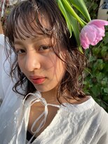 グッディ 岡山下中野店(GOOD-DAY)&nbsp;ボブウェーブ×オン眉【mikino】