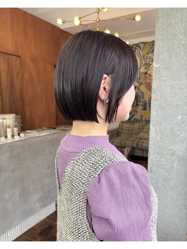 アペロ 柏(Apero) 切りっぱなしボブ/ミニボブ/アッシュブラウン/イルミナカラー