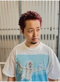 スパイキーショート/ボルドーカラー/ハイトーンカラー