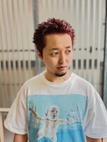 エン クラン バイ ヘッドライト たまプラーザ南口店(en. clan by HEADLIGHT) スパイキーショート/ボルドーカラー/ハイトーンカラー