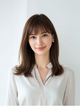 e.m.a プレミアムビューティーサロン 栄駅店(e.m.a PREMIUM BEAUTY SALON) レイヤーカット/イメチェン/外ハネボブ/美髪/ワイドバング/髪型