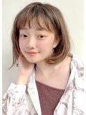 『 BOB ×グレージュ』☆ひし型シルエットボブ
