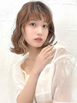 オーバーヘアー 南草津店(over hair)&nbsp;ぱつっとボブ×ふんわりウェーブ