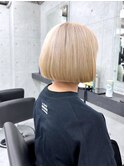 レイヤーカット/イメチェン/ホワイトブロンド/シャドウレイヤー