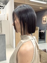 ミィ 表参道(mee.) 似合わせカット ボブヘア 縮毛矯正 ミニボブ 切りっぱなしボブ