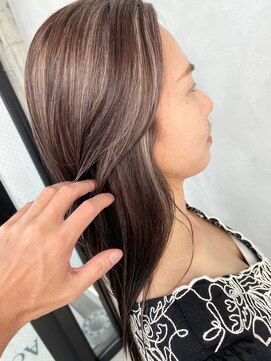 アコ(Aco) 上品ハイライト/ペールベージュ/アッシュブラウン