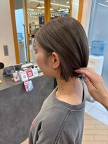 ユニ バイ マグ 長野店(Uni.by Mag)&nbsp;" 透け感抜群" ダブルカラー ミルクティーピンクベージュ