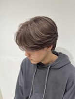 テクト バイアッシュ 吉祥寺店(Tect by Ash)&nbsp;毛流れニュアンスパーマ風ラウンドマッシュグレージュカラー