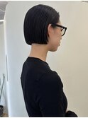 切りっぱなしボブ