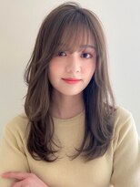 アグノス 青山(Agnos)&nbsp;レイヤーカット暗めカラーフェイスフレーミングデザインカラー